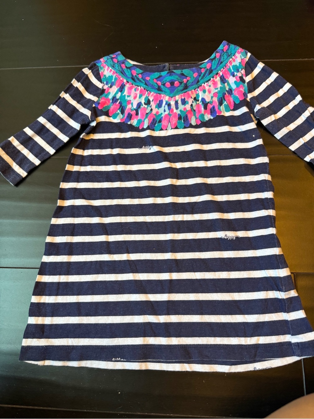 Lilly Pulitzer little girls size XS navy dress